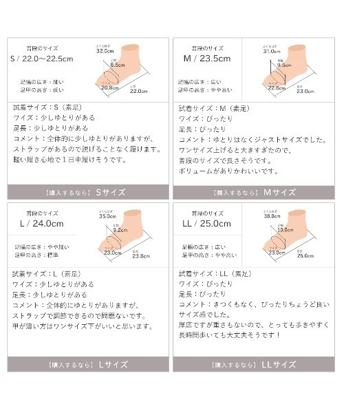 VIVIAN（ヴィヴィアン）の「シアークロスフリル厚底ストラップサンダル（サンダル・レディース・ブラック/グレー/アイボリー/ネイビー/ダークブラウン/クリアブラック/ライトグレー/ピンク・LL/S/M/L/SS）」の9枚目の写真