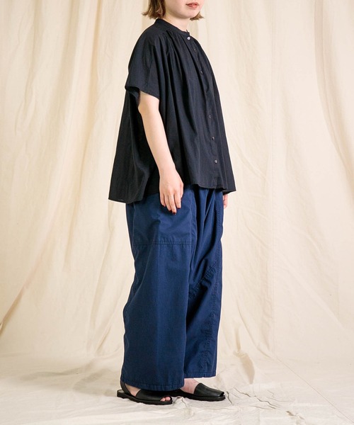 Brocante（ブロカント）の「[Brocante / ブロカント] 30s高密度ウェザー ポムパンツ（その他パンツ・レディース・ブラック/ネイビー/ベージュ・2）」の22枚目の写真