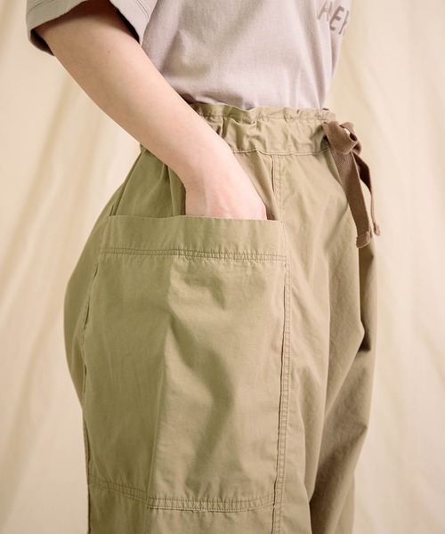 Brocante（ブロカント）の「[Brocante / ブロカント] 30s高密度ウェザー ポムパンツ（その他パンツ・レディース・ブラック/ネイビー/ベージュ・2）」の12枚目の写真