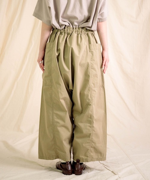 Brocante（ブロカント）の「[Brocante / ブロカント] 30s高密度ウェザー ポムパンツ（その他パンツ・レディース・ブラック/ネイビー/ベージュ・2）」の10枚目の写真