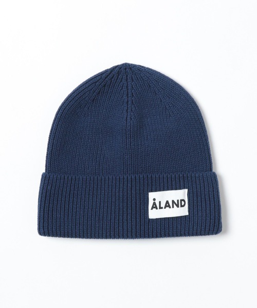 ALAND（エーランド）の「【UNISEX】ALAND／Ａロゴコットンビーニー（ハット・レディース・グレー/アイボリー/ブラック/ネイビー・FREE）」の4枚目の写真