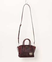 MICHAEL KORS（マイケルコース）の「AVRIL チータープリント カーフヘア レザー サッチェル エクストラスモール（ショルダーバッグ）」