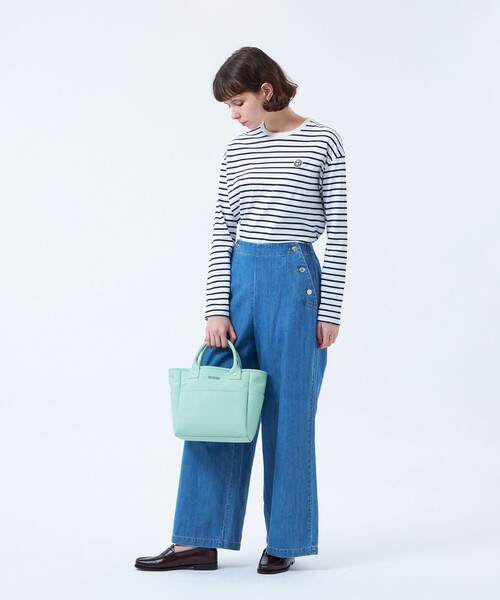 MACKINTOSH PHILOSOPHY（ﾏｯｷﾝﾄｯｼｭ ﾌｨﾛｿﾌｨｰ）の「JUBILEE　ミニトート（ハンドバッグ・レディース・ライトブルー/イエロー/ダークネイビー・FREE）」の7枚目の写真