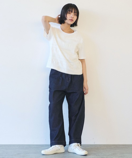 bulle de savon（ビュルデサボン）の「●tiered lace Tシャツ（Tシャツ/カットソー・レディース・ブラック/ホワイト・FREE）」の15枚目の写真