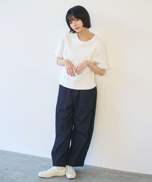 bulle de savon（ビュルデサボン）の「●tiered lace Tシャツ（Tシャツ/カットソー・レディース・ブラック/ホワイト・FREE）」の16枚目の写真