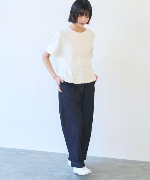 bulle de savon（ビュルデサボン）の「●tiered lace Tシャツ（Tシャツ/カットソー・レディース・ブラック/ホワイト・FREE）」の17枚目の写真