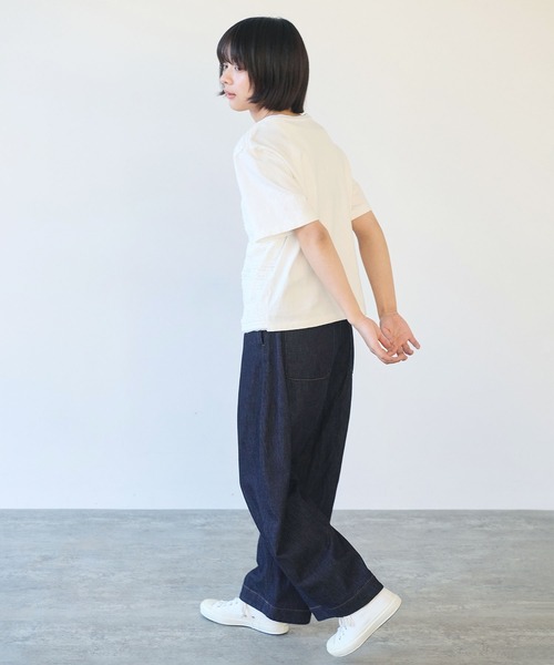 bulle de savon（ビュルデサボン）の「●tiered lace Tシャツ（Tシャツ/カットソー・レディース・ブラック/ホワイト・FREE）」の19枚目の写真