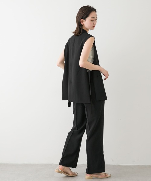 セール】『UR TECH DRYLUXE』リネンライクワイドパンツ（その他