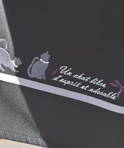 axes femme（アクシーズファム）の「キャット刺繍ドッキングワンピース（ワンピース・レディース・ワイン/ブラック・FREE）」の22枚目の写真