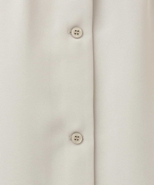 セール】スキッパーネックシャツワンピース/洗える/WEB限定サイズあり