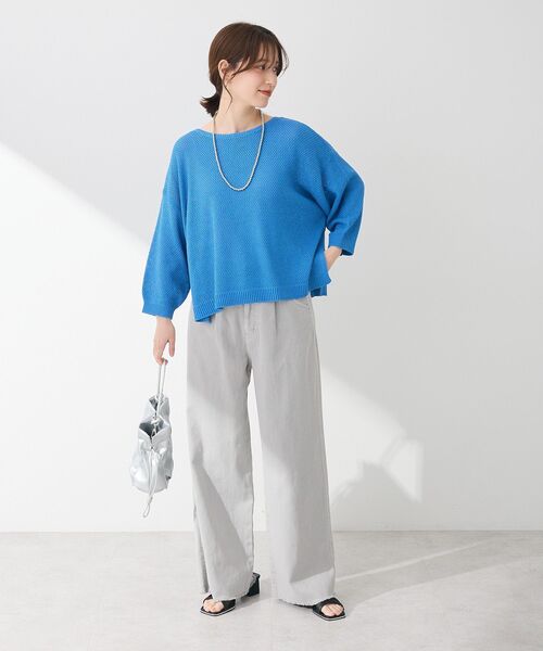 Green Parks(グリーンパークス)の「カラーピグメントパンツ(その他パンツ・レディース・カーキ/ブラウン/ライトグレー・FREE)」の7枚目の写真