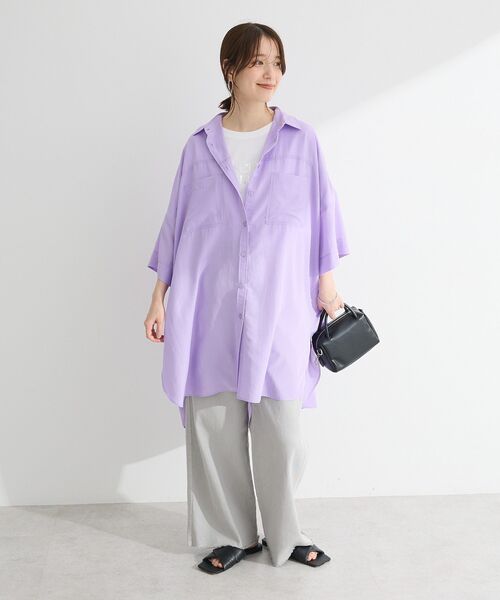 Green Parks(グリーンパークス)の「カラーピグメントパンツ(その他パンツ・レディース・カーキ/ブラウン/ライトグレー・FREE)」の8枚目の写真