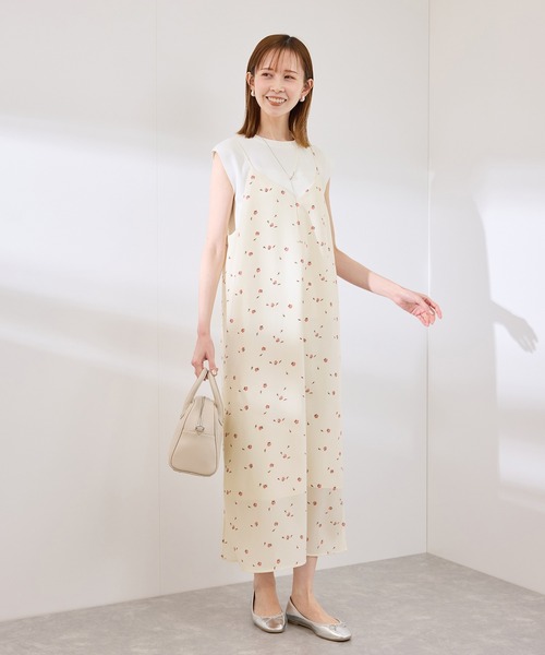 ROPE' PICNIC(ロペピクニック)の「プチローズアソートキャミワンピース(ワンピース・レディース・チャコールグレー/ブラック/キナリ・38)」の16枚目の写真