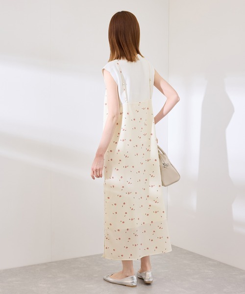 ROPE' PICNIC(ロペピクニック)の「プチローズアソートキャミワンピース(ワンピース・レディース・チャコールグレー/ブラック/キナリ・38)」の18枚目の写真