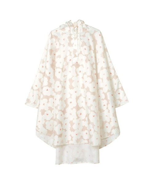 Wpc.(ダブリュピーシー)の「ワールドパーティー W.P.C R1093 ポンチョ(レインコート/ポンチョ・レディース・ベージュ/オフホワイト/グリーン系その他/ブルー系その他/オレンジ系その他/レッド系その他/ブルー系その他2/ブルー系その他4/レッド系その他2/ブルー系その他3・FREE)」の3枚目の写真