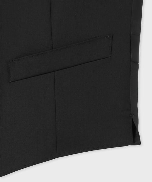 Paul Smith（ポールスミス）の「ナチュラルストレッチウール 6ボタンベスト / 553004 790N（スーツベスト・メンズ・ブラック/ネイビー/ダークグレー・MEDIUM/LARGE/X-LARGE）」の8枚目の写真