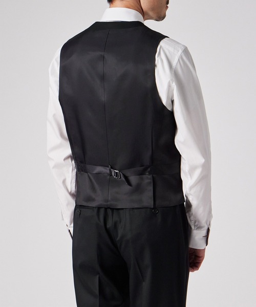 Paul Smith（ポールスミス）の「ナチュラルストレッチウール 6ボタンベスト / 553004 790N（スーツベスト・メンズ・ブラック/ネイビー/ダークグレー・MEDIUM/LARGE/X-LARGE）」の17枚目の写真