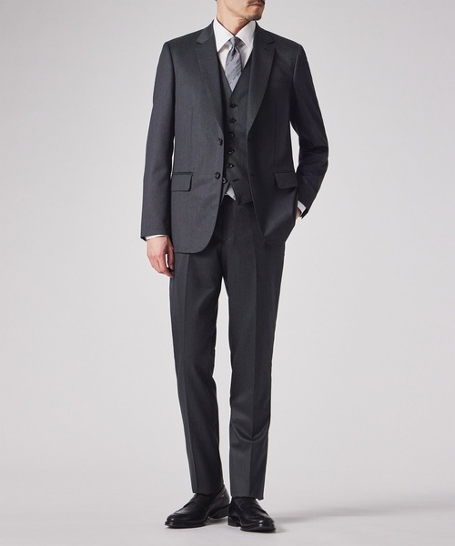 Paul Smith（ポールスミス）の「ナチュラルストレッチウール 6ボタンベスト / 553004 790N（スーツベスト・メンズ・ブラック/ネイビー/ダークグレー・MEDIUM/LARGE/X-LARGE）」の18枚目の写真