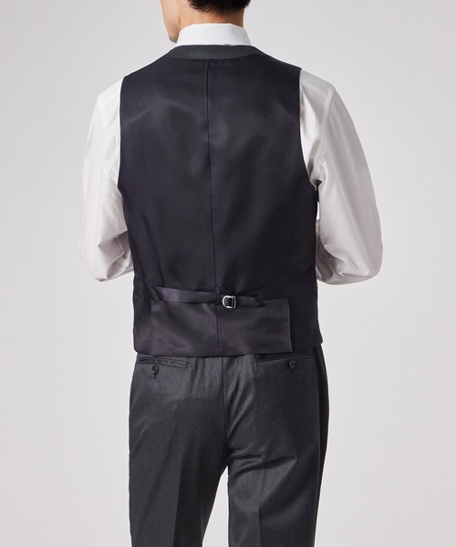 Paul Smith（ポールスミス）の「ナチュラルストレッチウール 6ボタンベスト / 553004 790N（スーツベスト・メンズ・ブラック/ネイビー/ダークグレー・MEDIUM/LARGE/X-LARGE）」の20枚目の写真