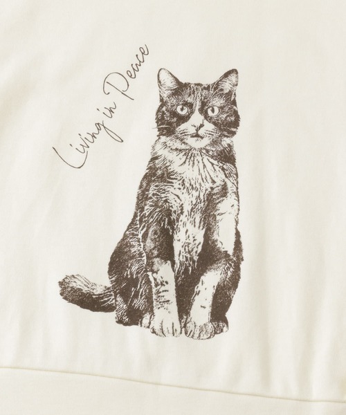 セール】ノースリーブプリントカットソー（Tシャツ/カットソー