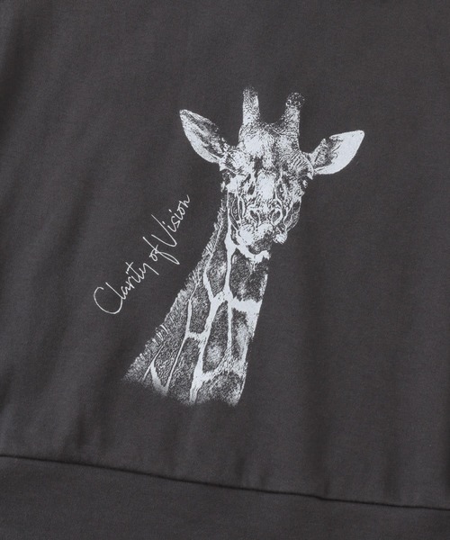 KBF（ケイビーエフ）の「ノースリーブプリントカットソー（Tシャツ/カットソー・レディース・チャコールグレー/イエロー系その他/オートミール・ONE）」の12枚目の写真