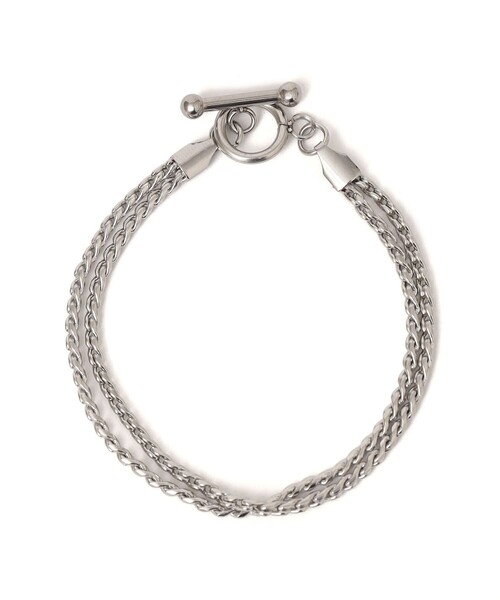 SHIPS any（シップス エニィ）の「SHIPS any: サージカルステンレス ブレスレット◇（ブレスレット・メンズ・ストーン/ホワイト系/ホワイト/ライトホワイト・ONE SIZE）」の18枚目の写真