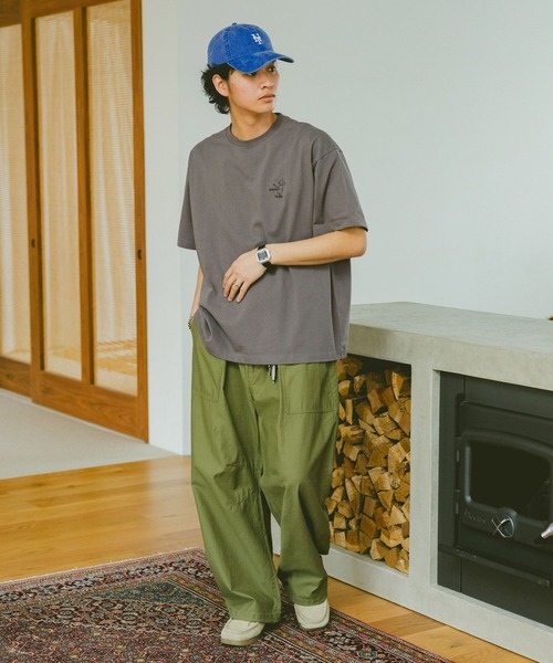 RAGEBLUE(レイジブルー)の「天竺/ワンポイント刺繍Tシャツ(Tシャツ/カットソー・メンズ・ライトブルー/ブラック/ダークグレー/ホワイト・SMALL/MEDIUM/LARGE)」の9枚目の写真