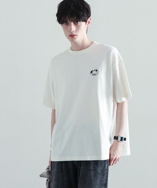 RAGEBLUE(レイジブルー)の「天竺/ワンポイント刺繍Tシャツ(Tシャツ/カットソー・メンズ・ライトブルー/ブラック/ダークグレー/ホワイト・SMALL/MEDIUM/LARGE)」の19枚目の写真