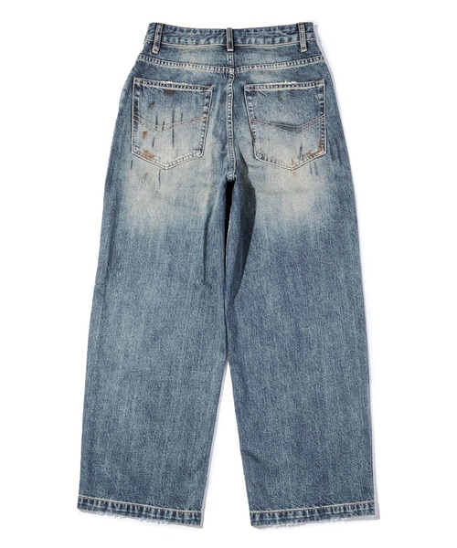 Noen（ノエン）の「ペイントバギーデニムパンツ（デニムパンツ・メンズ・ブルー・MEDIUM/LARGE）」の9枚目の写真