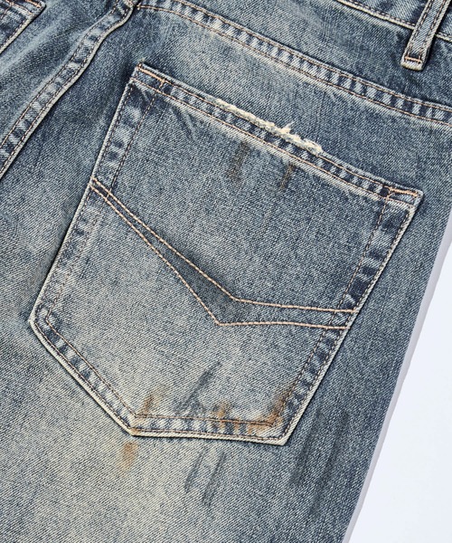 Noen（ノエン）の「ペイントバギーデニムパンツ（デニムパンツ・メンズ・ブルー・MEDIUM/LARGE）」の13枚目の写真