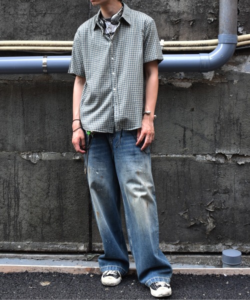 Noen デニムパンツ ペイントバギーデニムパンツ（デニムパンツ）｜Noen（ノエン）の