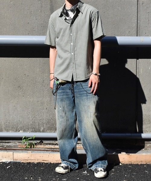 Noen（ノエン）の「ペイントバギーデニムパンツ（デニムパンツ・メンズ・ブルー・MEDIUM/LARGE）」の18枚目の写真