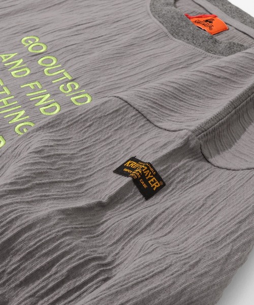 KRIFF MAYER Lady's Collection（クリフメイヤーレディースコレクション）の「【綿100%】楊柳刺繍Tシャツ（Tシャツ/カットソー・レディース・ナチュラル/カラフル/ブルー/イエロー/グレー/ブラック・MEDIUM/LARGE）」の14枚目の写真