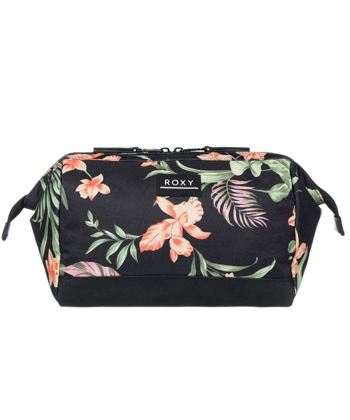 ROXY（ロキシー）の「TINY RIP/ロキシーボタニカル柄ポーチ（ポーチ・レディース・ホワイト×ブラック・FREE）」の8枚目の写真