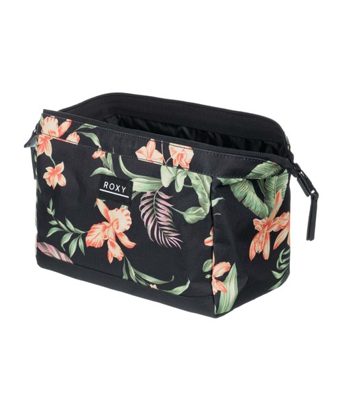 ROXY（ロキシー）の「TINY RIP/ロキシーボタニカル柄ポーチ（ポーチ・レディース・ホワイト×ブラック・FREE）」の5枚目の写真