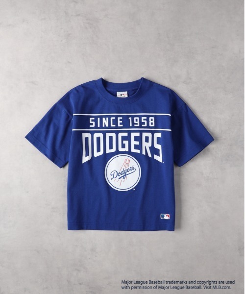 Right-on(ライトオン)の「MLB(エムエルビー)【キッズ】チームロゴTシャツ(Tシャツ/カットソー・キッズ・グリーン/ブルー/ホワイト・150/140/130/120/160)」の3枚目の写真