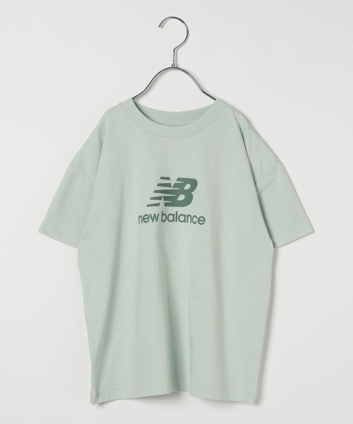 NEW BALANCE(ニューバランス)の「【new balance(ニューバランス)】スタックドロゴT(KIDS)(Tシャツ/カットソー・キッズ・ブラック/グリーン/オレンジ/グレー・130cm/140cm/150cm/160cm)」の7枚目の写真