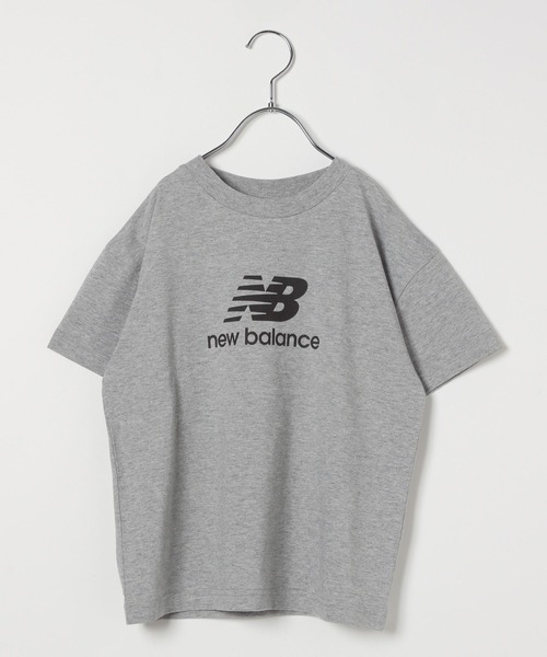 NEW BALANCE(ニューバランス)の「【new balance(ニューバランス)】スタックドロゴT(KIDS)(Tシャツ/カットソー・キッズ・ブラック/グリーン/オレンジ/グレー・130cm/140cm/150cm/160cm)」の14枚目の写真