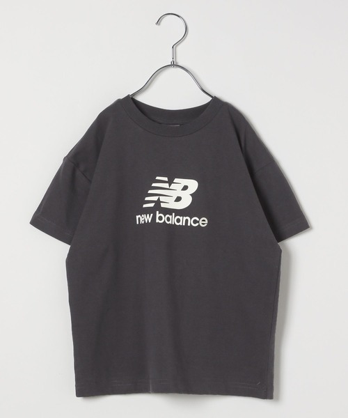 NEW BALANCE(ニューバランス)の「【new balance(ニューバランス)】スタックドロゴT(KIDS)(Tシャツ/カットソー・キッズ・ブラック/グリーン/オレンジ/グレー・130cm/140cm/150cm/160cm)」の16枚目の写真