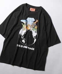 Animal Print Assort T-Shirt/アニマル アソート オーバーサイズ 半袖Tシャツ レディース メンズ