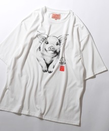 Animal Print Assort T-Shirt/アニマル アソート オーバーサイズ 半袖Tシャツ レディース メンズ