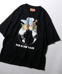 Animal Print Assort T-Shirt/アニマル アソート オーバーサイズ 半袖Tシャツ レディース メンズ