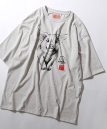 SITRY(�V�g���[)��Animal Print Assort T-Shirt/�A�j�}�� �A�\�[�g �I�[�o�[�T�C�Y ����T�V���c ���f�B�[�X �����Y(T�V���c/�J�b�g�\�[)