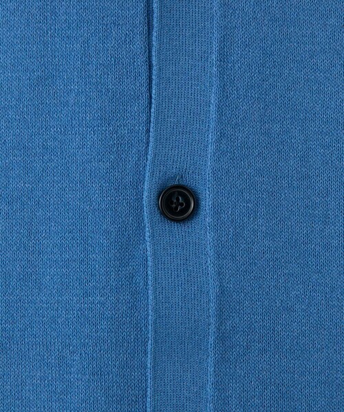 coen（コーエン）の「サラコニットポロカーディガン 　ー 洗濯機洗い/釣り干し可ー（ニット/セーター・メンズ・ブラック/ライトブルー・M/L）」の13枚目の写真