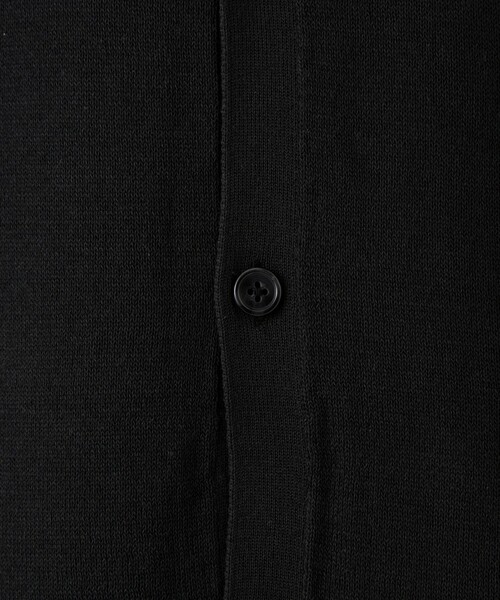 coen（コーエン）の「サラコニットポロカーディガン 　ー 洗濯機洗い/釣り干し可ー（ニット/セーター・メンズ・ブラック/ライトブルー・M/L）」の14枚目の写真