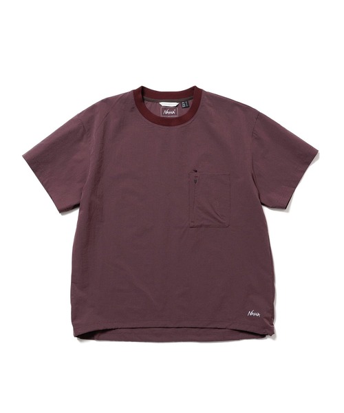 NANGA（ナンガ）の「DotAir COMFY TEE/ドットエア コンフィーティー（Tシャツ/カットソー・メンズ・ベージュ系その他/プラム/ブラック系その他/ブルー/ネイビー/グリーン・M/L/XL/S）」の6枚目の写真