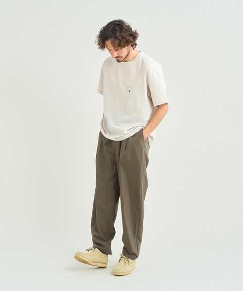NANGA（ナンガ）の「DotAir COMFY TEE/ドットエア コンフィーティー（Tシャツ/カットソー・メンズ・ベージュ系その他/プラム/ブラック系その他/ブルー/ネイビー/グリーン・M/L/XL/S）」の9枚目の写真