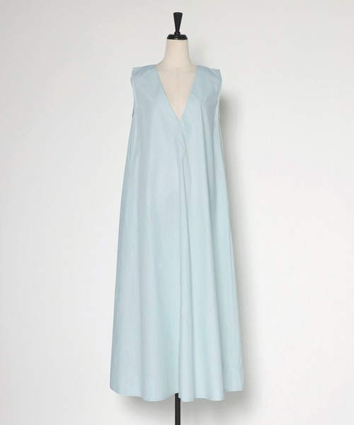 クルーネックボリュームフレアワンピース BONJOUR SAGAN公式オンラインストア / V neck volume flare one