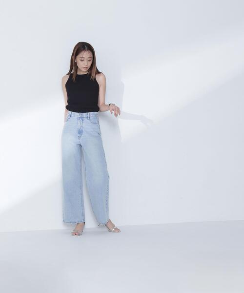 NATURAL BEAUTY BASIC（ナチュラルビューティーベーシック）の「◇アメスリリブニット（タンクトップ・レディース・ベージュ/ブラック/オフホワイト・FREE）」の16枚目の写真
