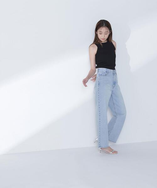 NATURAL BEAUTY BASIC（ナチュラルビューティーベーシック）の「◇アメスリリブニット（タンクトップ・レディース・ベージュ/ブラック/オフホワイト・FREE）」の18枚目の写真